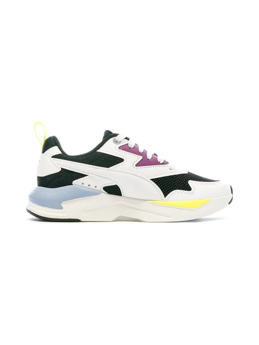 Baskets Blanches/Jaune/Noir Homme Puma X-Ray Lite 3
