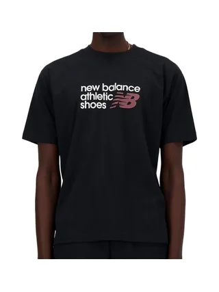 T-shirt Noir Homme New Balance Brand 1