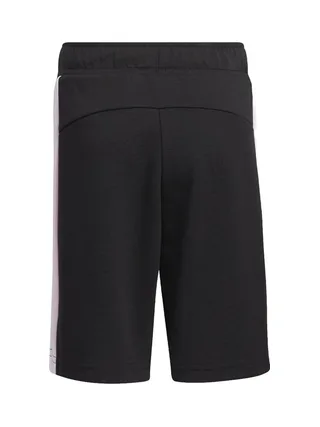 Ensemble Rose/Noir Fille Adidas Logo Tee 2