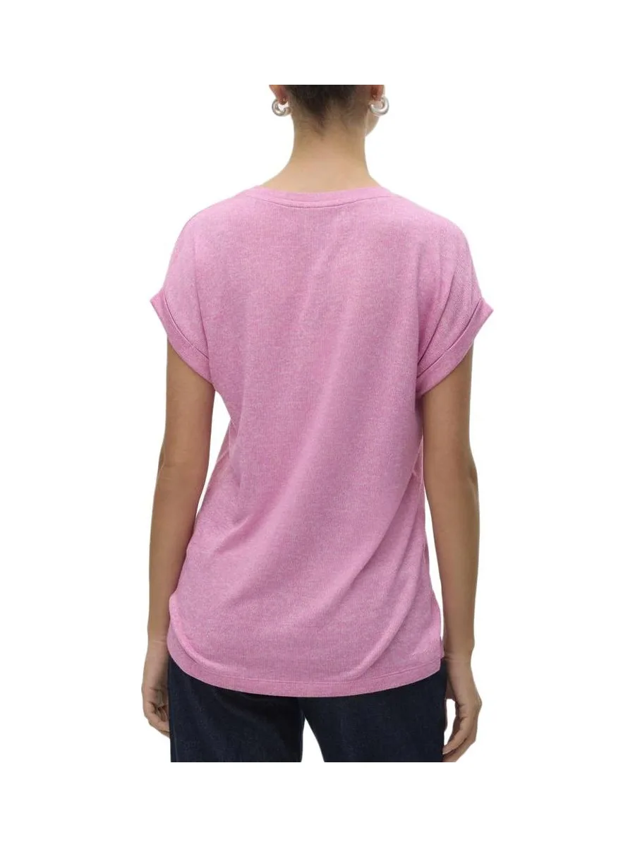 T-Shirt Rose Femme Vero Moda Brianna 10291353 3
