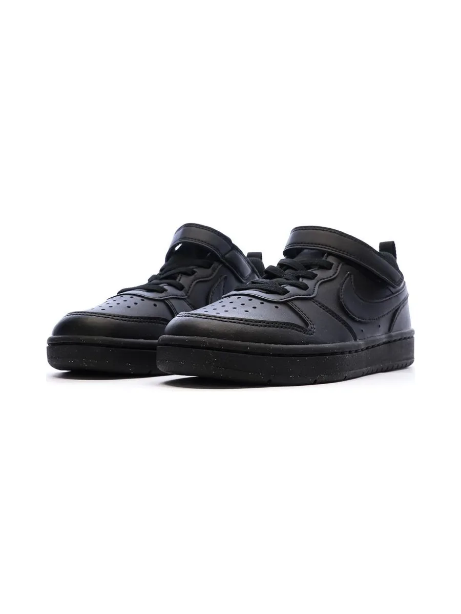 Baskets Noires Garçon Nike Court Borough Low Recraft 7