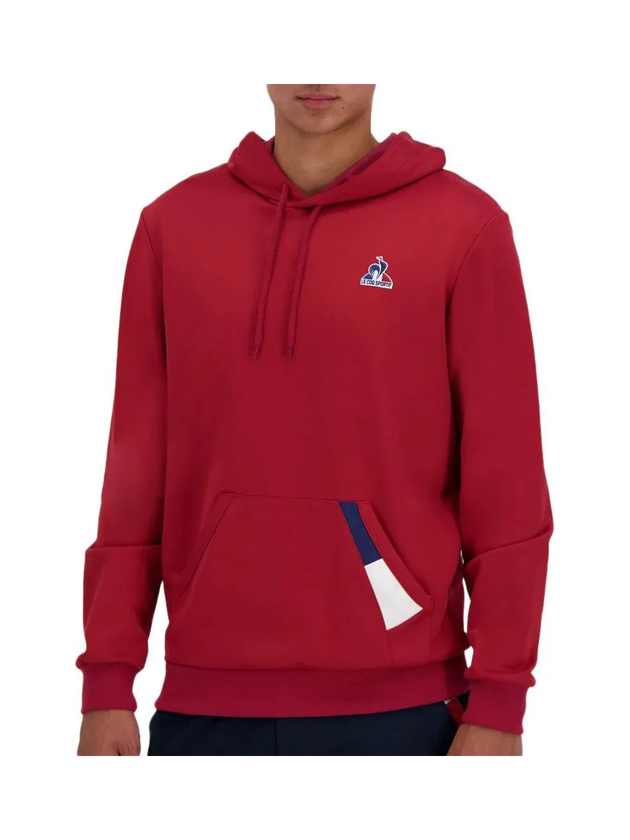 Sweat Bordeaux Homme Le Coq Sportif Hoody 2