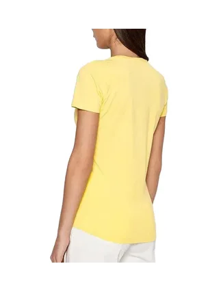 T-Shirt Jaune/blanc Femme Pepe jeans New Virginia 2