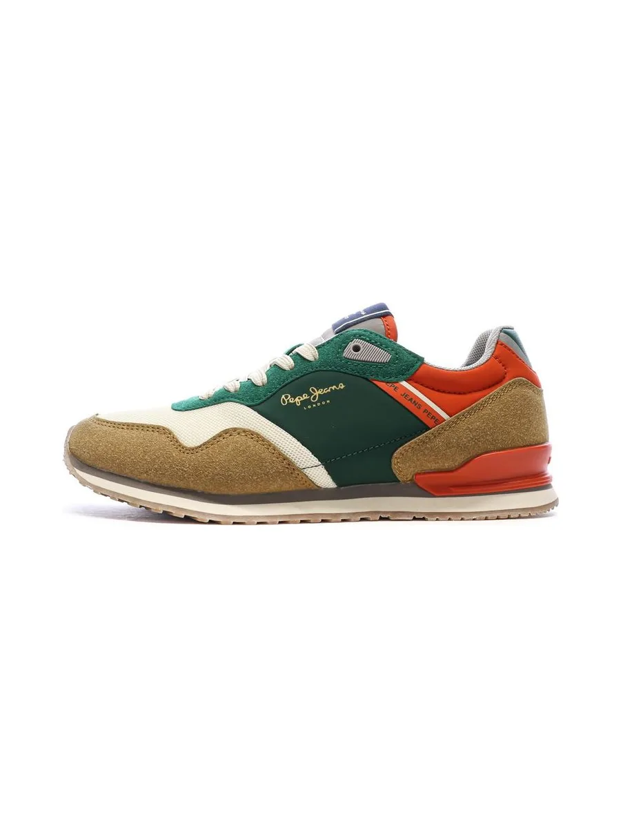 Baskets Beige/Vert Homme Pepe jeans London Life 2
