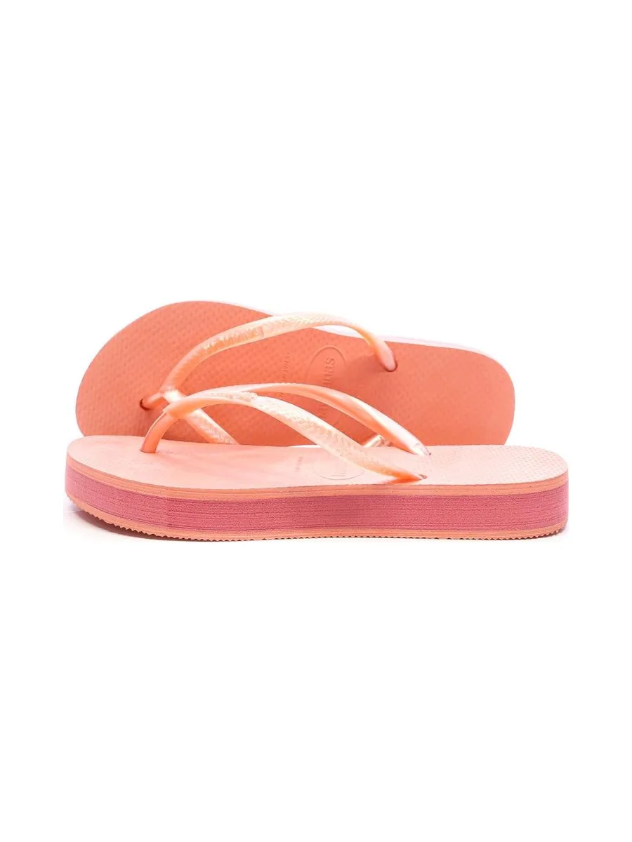 Tongs Rose Femme Havaianas Slim Platform Infrad 2