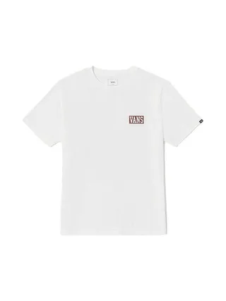 T-Shirt Blanc Homme Vans Logo 1