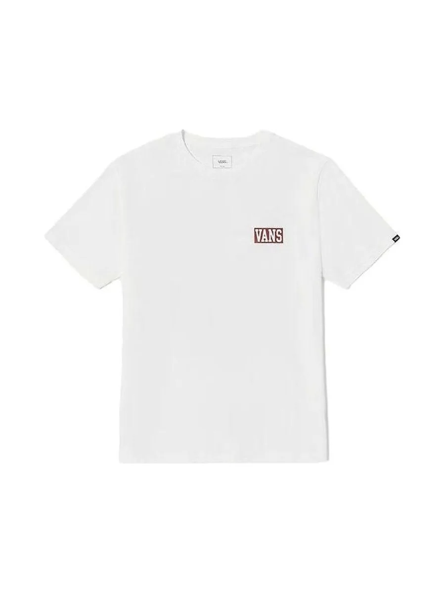 T-Shirt Blanc Homme Vans Logo 2
