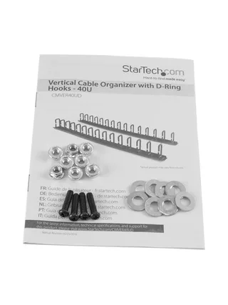 Cable Organizer 6ft Vertical D-Ring 10