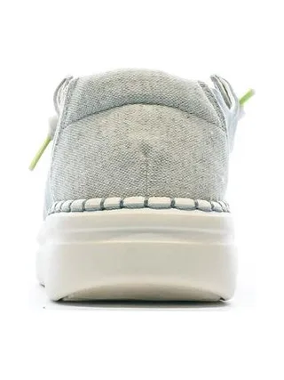 Chaussures Gris/Bleu Femme Hey Dude Wendy Rise 3