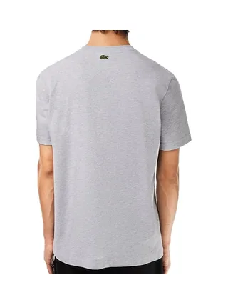 T-shirt Gris Mixte Lacoste TH1218 2