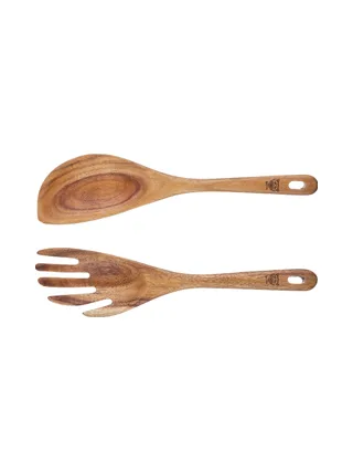 Couverts à salade en bois d'acacia SKOV 1