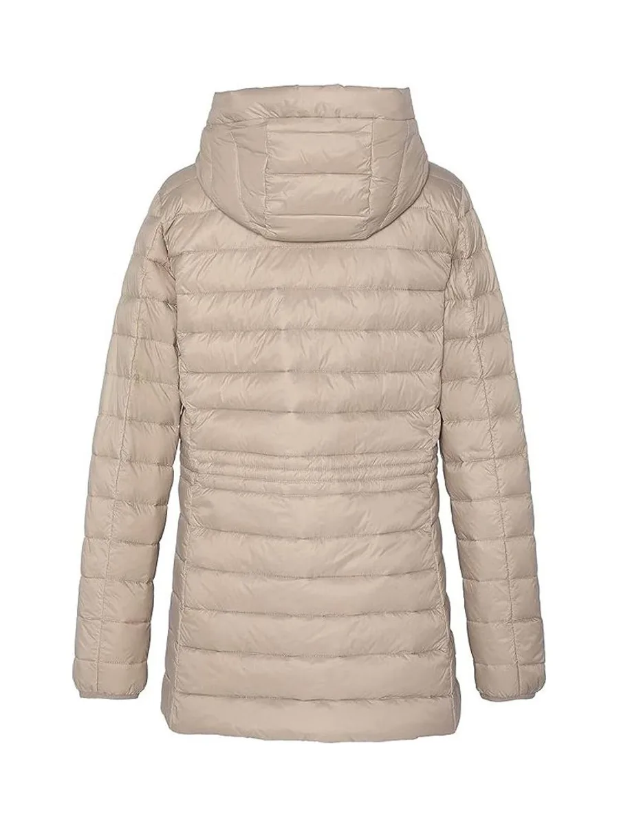 Doudoune Longue Beige Femme Schott BAKER2WRS 2