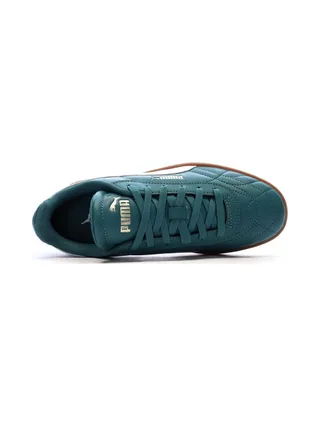 Baskets Vert Femme Puma Club Indoor 4
