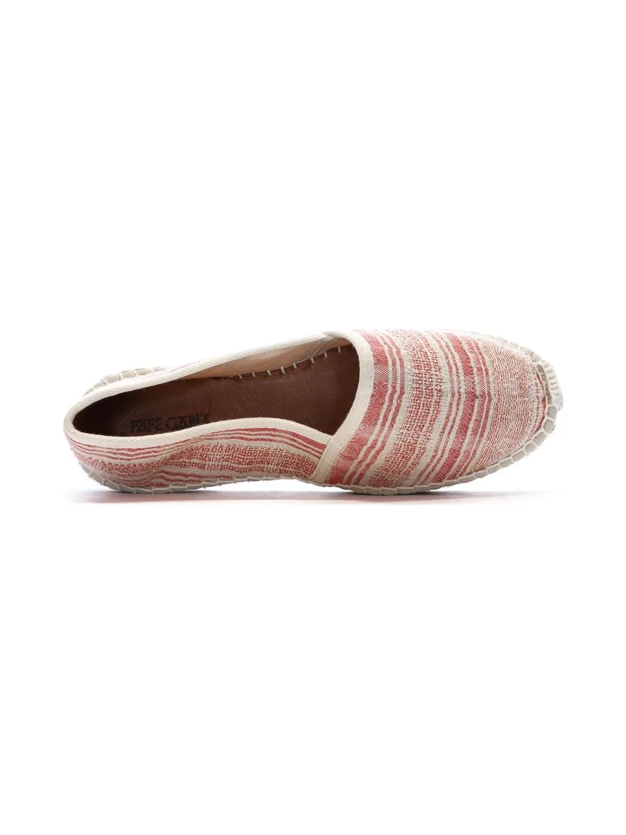 Espadrilles Blanches/Rouges Femme Pare Gabia Aduna 5