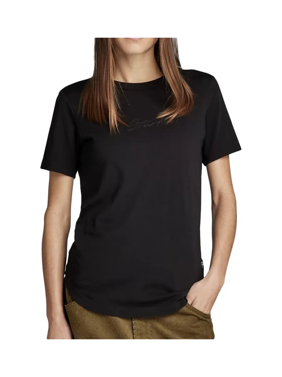 T-shirt Noir Femme G-Star Raw Autograph 2