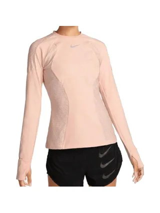 T-shirt Manches Longues Rose Femme Nike Dfadv 1