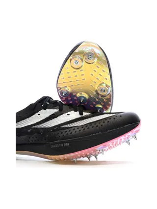 Chaussures d'athlétisme Noires Mixte Adidas Adizero Prime 7
