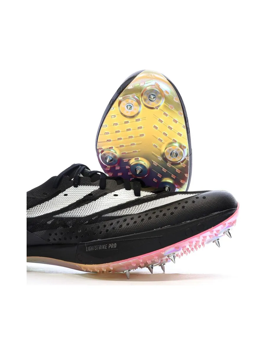 Chaussures d'athlétisme Noires Mixte Adidas Adizero Prime 8