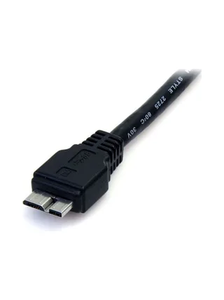 0.5m 1.5ft Black USB 3.0 Micro B Cable 2