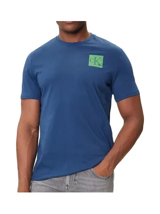 T-Shirt Bleu Homme Calvin Klein Jeans Gradient 1