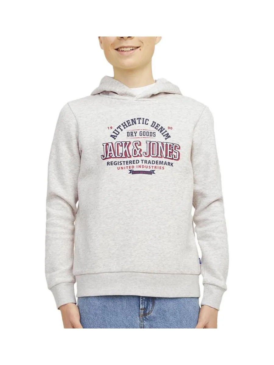 Sweat Gris Garçon Jack & Jones Logo 2