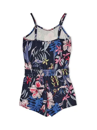 Combishort Bleu à fleurs Fille Kids ONLY Strap Jungle 2