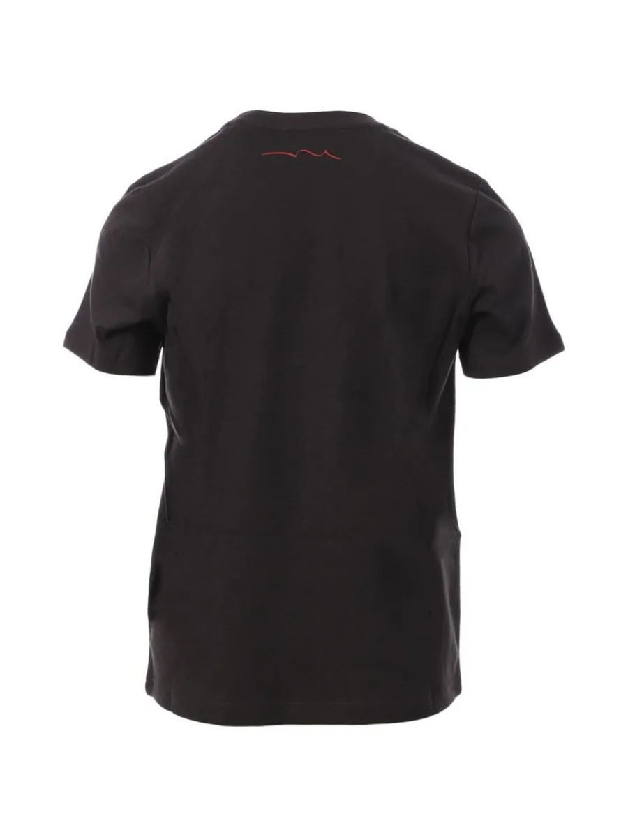 T-shirt Noir Garçon Teddy Smith 61007414D 2