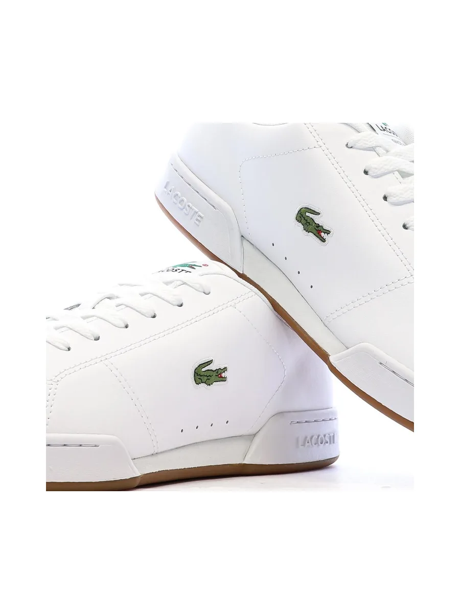 Baskets Blanches/Vertes Homme Lacoste Carnaby Cup 8