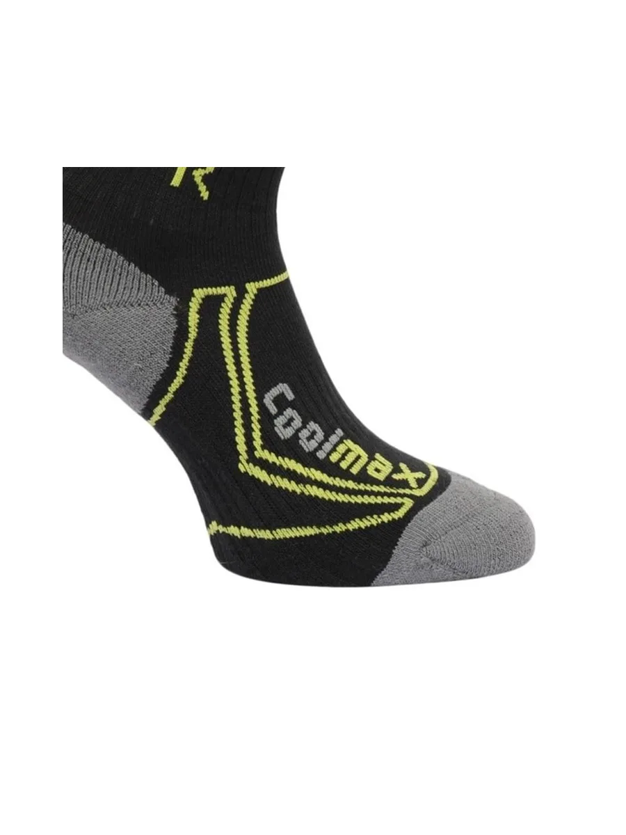 Paires de Chaussettes Noires/Grises/Vertes Garçon Regatta Chaussettes Coolmax 3
