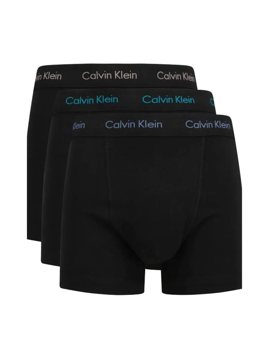 x3 Boxers Noir Homme Calvin Klein Jeans Trunk 1 2