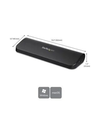 Universal Dual Monitor USB 3 Laptop Dock 2