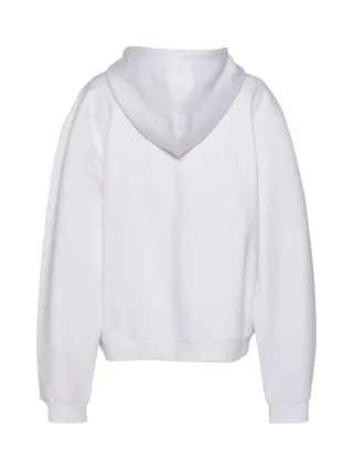 Sweat Blanc Femme Schott SWHBRODEDW 2