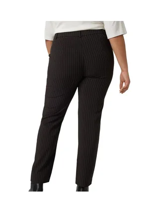 Pantalon Noir à rayures femme Only Carmakoma Carkiya 2