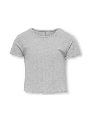 T-shirt Gris Fille Only Nella 1