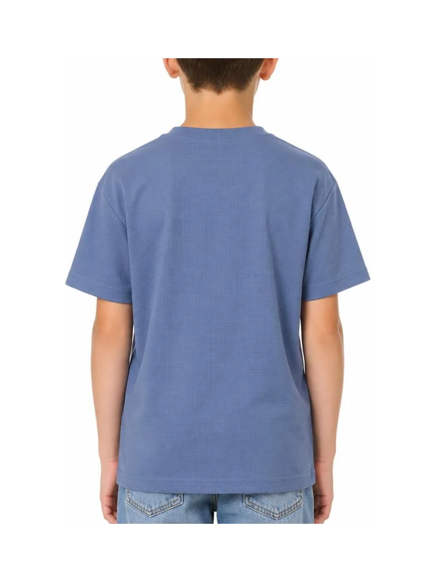 T-Shirt Bleu Garçon Paname Brothers Poly Indigo 3