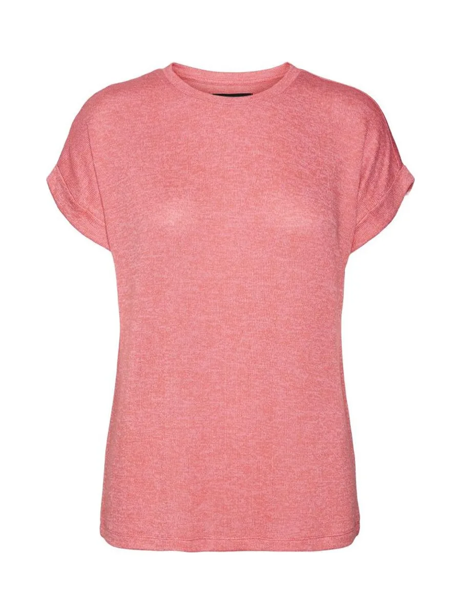 T-Shirt Rose Fuchsia Femme Vero Moda Brianna 10291353 4
