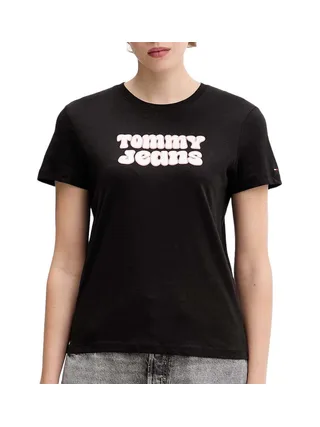 T-shirt Noir Femme Tommy Hilfiger Tjw Reg Essential 1