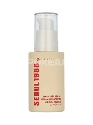 K-Secret Seoul 1988 Serum Retinal Liposome 2% + Black Ginseng 30ml 2