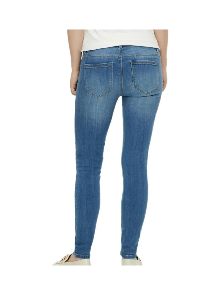 Jean Skinny Bleu Femme Pieces Maternity Della 3
