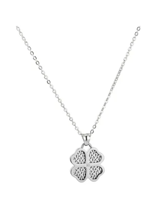 Collier Bellarose Perfume — Trèfle Porte-bonheur (Zirconium) 1