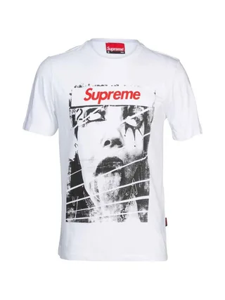 T-shirt Blanc Homme Supreme Grip Magazine 1