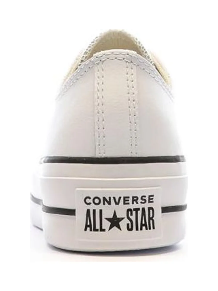 All Star Baskets Blanches à Plateforme Femme Converse 4