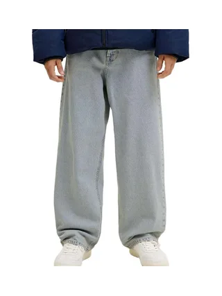 Jean Baggy Bleu Garçon Jack & Jones Jjialex Original 205 1