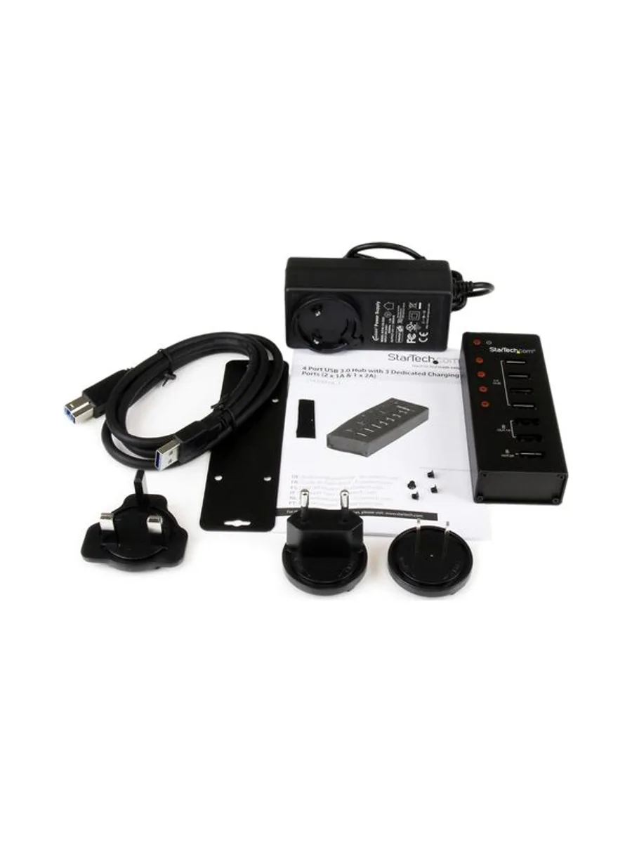 4 Port USB 3.0 Hub plus 3 Charging Ports 5