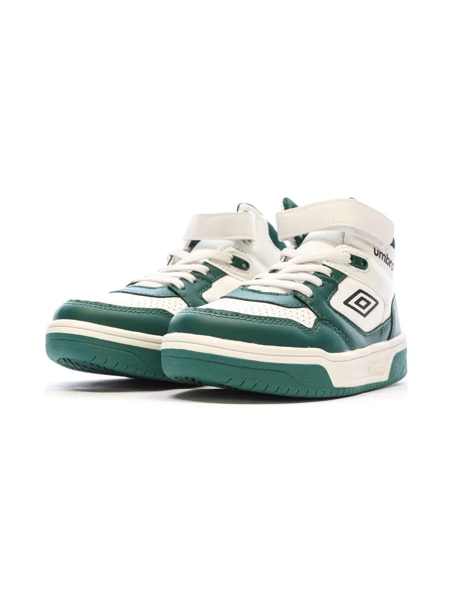 Baskets Vertes/Blanches Garçon Rouge Umbro Olly Vlc 6