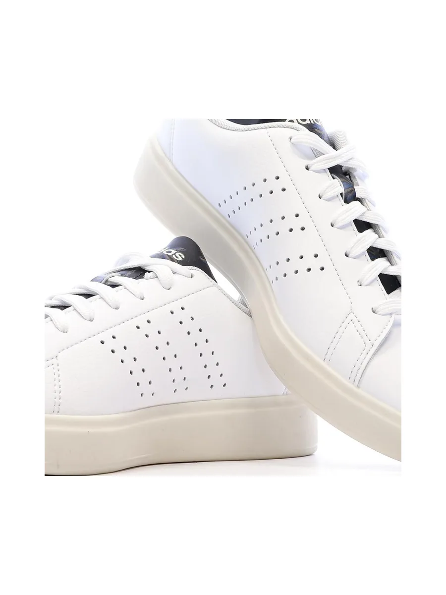 Baskets Blanches Homme Adidas Advantage 2.0ss 8