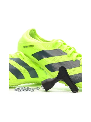 Chaussures d'athlétismes Jaune/Noire Homme Adidas Sprintstar 7