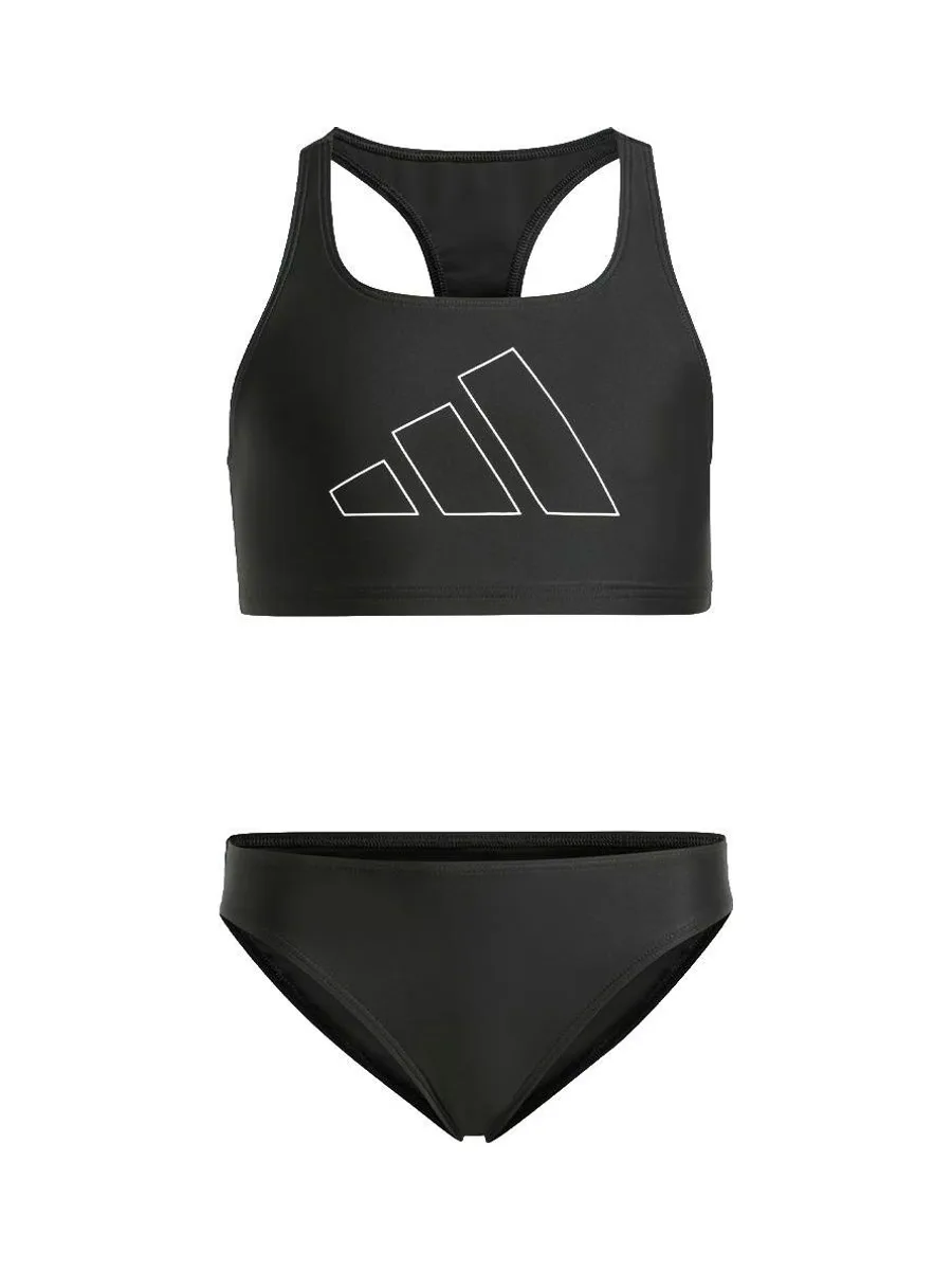 Maillot de bain Noir Fille Adidas Big Bars 1
