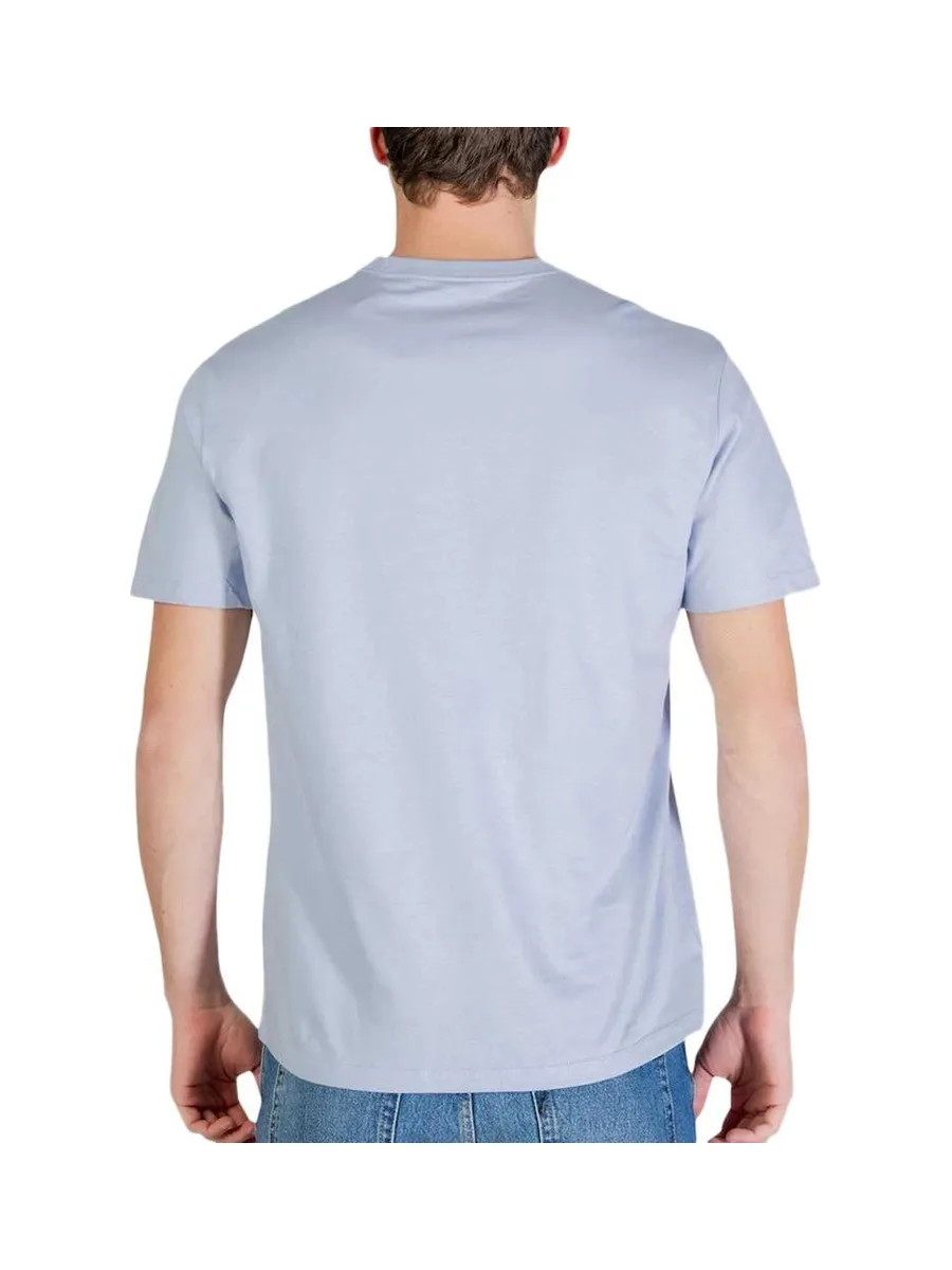 T-Shirt Bleu Homme Calvin Klein Jeans 30s Micro 3