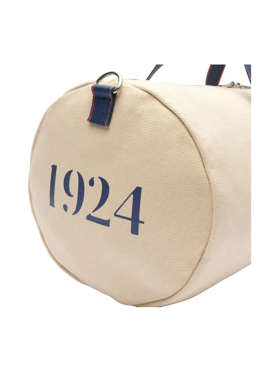 Sac de Voyage Beige/Marine Mixte Lacoste Duffle 3